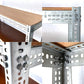 リオン LYON アングルシェルフ SLOTTED ANGLE SHELF 5段 オープンシェルフ インダストリアル P.F.S取扱 ★