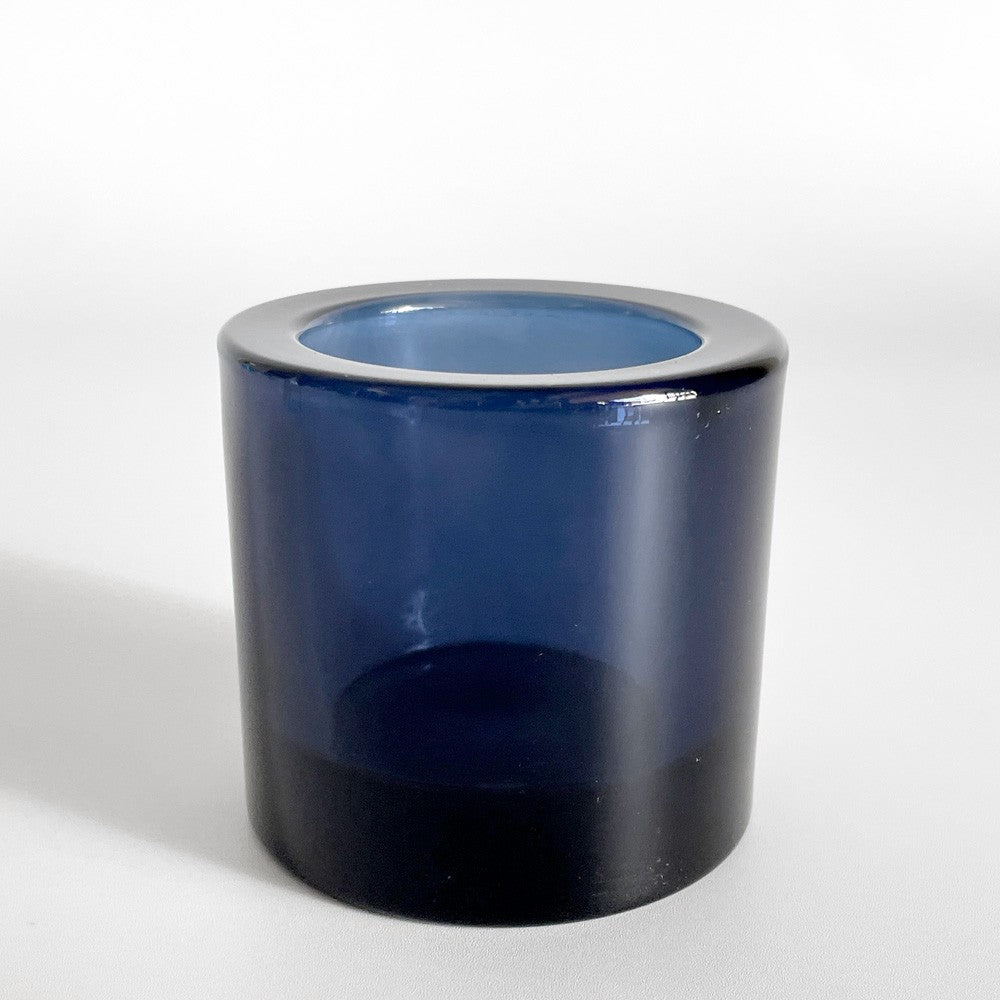 イッタラ iittala マリメッコ marimekko キビ kivi キャンドルホルダー ブルーベリーブルー 60mm ヘイッキ・オルヴォラ フィンランド 北欧雑貨 ■