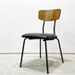 ジャーナルスタンダードファニチャー journal standard Furniture j.s.F ヘンリー HENRY ダイニングチェア PVCレザー アイアン 廃番 A ●