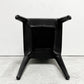 カッシーナ Cassina オラ 369 HOLA アームレスチェア ダイニングチェア 本革 ブラックレザー ハンス・ウェッツスタイン イタリア 定価￥418,000- B ●
