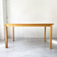 無印良品 MUJI 木製テーブル ダイニングテーブル タモ材 無垢集成材 W140cm  ナチュラルデザイン 廃盤 ★