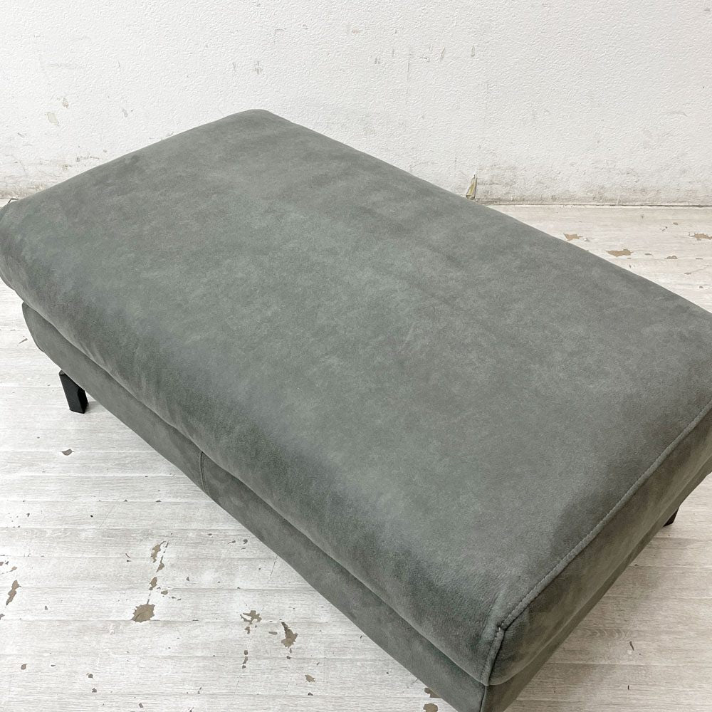 リラックスフォーム RELAX FORM グラシエーロ GLACIERO オットマン レザーテックス 関家具 展示品 w93cm ●