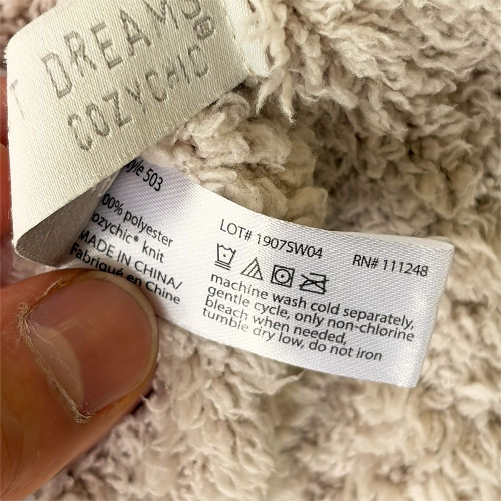 ベアフット ドリームズ BAREFOOT DREAMS コージーシック スロー CozyChic Throw ブランケット 137×183cm ベージュ系カラー A ◇