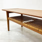 アンドレアスタック Andreas Tuck AT10 チーク材×オーク材 コーヒーテーブル ローテーブル ハンス J.ウェグナー Hans J. Wegner デンマークビンテージ 北欧 ●
