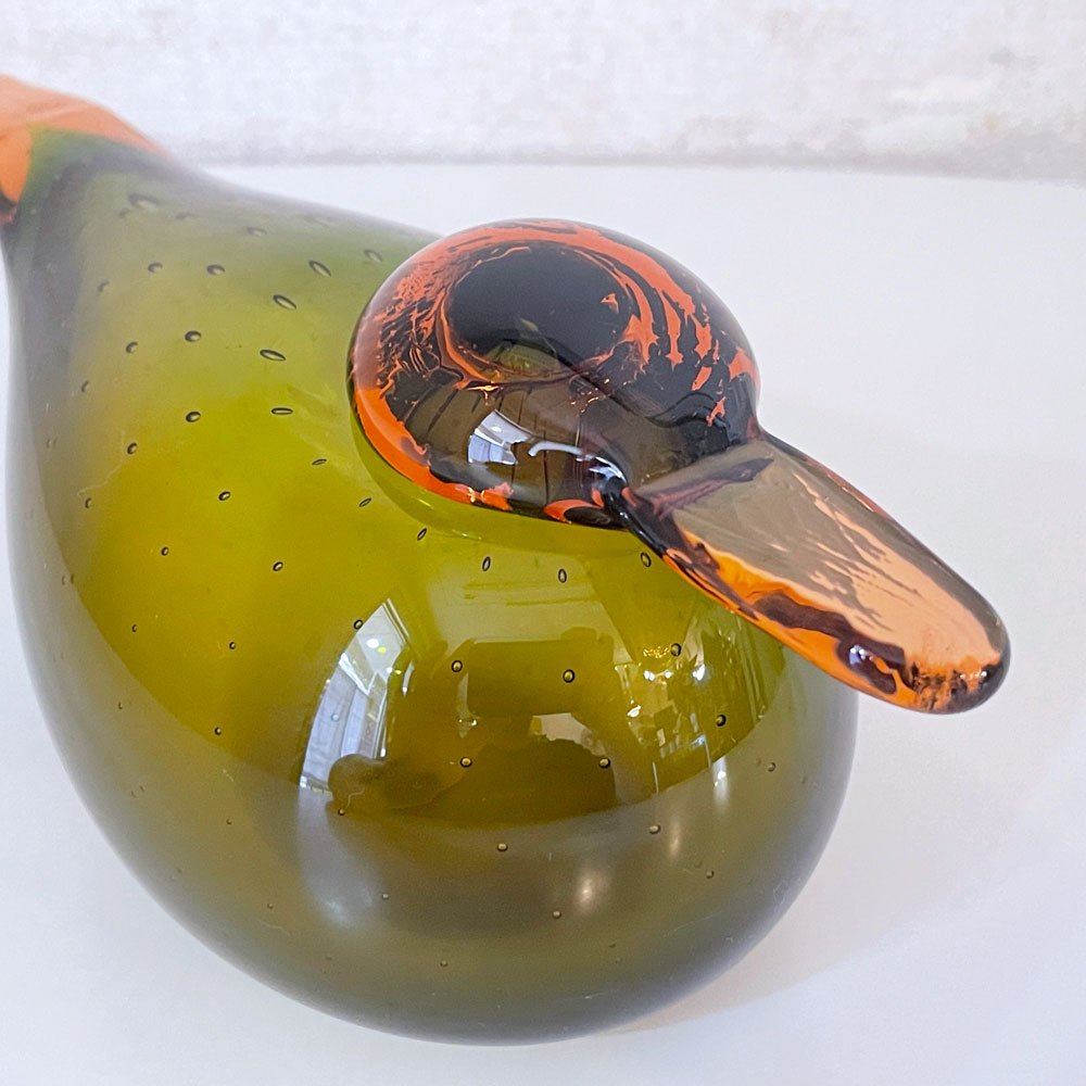 イッタラバード iittala バーズバイトイッカ Birds by Toikka グラスエイダー Grass Eider 2010年 オイバ・トイッカ 箱付 北欧雑貨 ◎