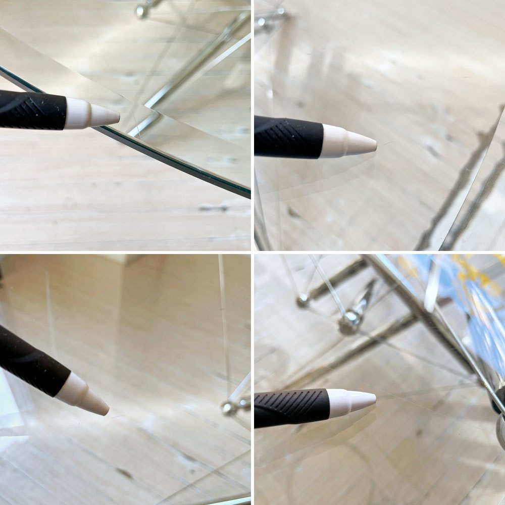 カッシーナイクスシー Cassina ixc. 713 ローテーブル ガラス天板 Φ100cm テオドール・ワッデル Theodore Waddell 定価￥460,000- ★