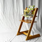 ストッケ STOKKE トリップトラップ TRIPP TRAPP ベビーチェア キッズチェア ベビーセット付き ナチュラル S/N3~ノルウェー 北欧家具 廃番クッション ◇