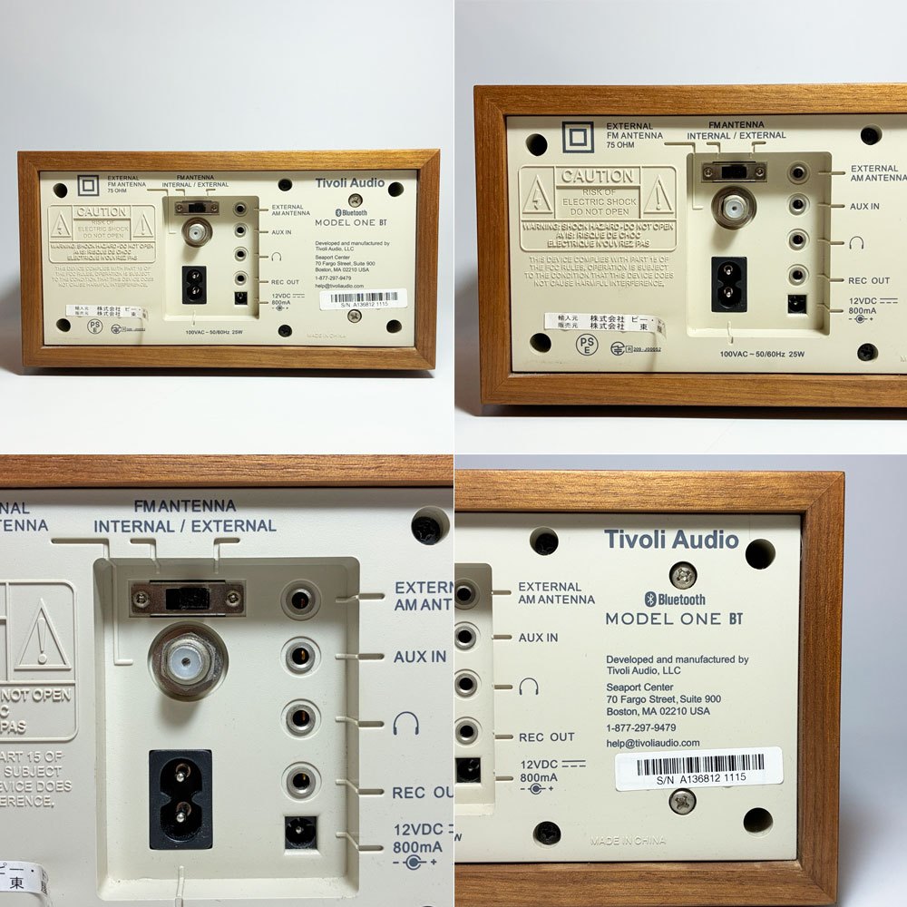 チボリ オーディオ Tivoli Audio モデルワン Model One BTM1 FM/AM ラジオ＆スピーカー Bluetooth対応 動作確認済 アメリカ ★