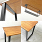 かなでもの KANADEMONO ザ・テーブル THE TABLE スタンディングデスク ラバーウッド材 ブラウン × ブラックスチール脚 W155xH104cm ●