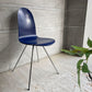 フリッツハンセン Fritz Hansen タンチェア Tongue Chair ダイニングチェア ブルー 80's ビンテージ vintage アルネ・ヤコブセン デンマーク 廃番希少 ♪
