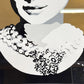 コンラッドリーチ CONRAD LEACH オードリー・ヘップバーン Audrey Hepburn シルクスクリーン アートフレーム ポスター ポップアート 5/30 希少 40×81.5cm(スクリーンサイズ) 額装品 ゴールド ●