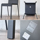 ヴィトラ vitra. ゼロスリー .03 ダイニングチェア スタッキングチェア マールテン・ヴァン・セーヴェレン Maarten Van Severen ブラック C ◇