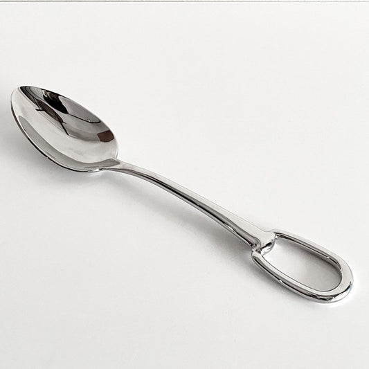 エルメス HERMES アトラージュ Attelage ディナースプーン カトラリー ステンレススティール H20cm フィリップ・ムケ フランス ■