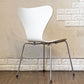 フリッツハンセン Fritz Hansen 3107 セブンチェア ダイニングチェア ラッカーホワイト アルネ・ヤコブセン デンマーク 北欧家具 定価￥81,180- B ◎