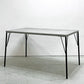オーダーファニチャー Custom made furniture モルタル塗料天板 x 鉄脚 ダイニングテーブル W120cm インダストリアル モダンデザイン ●
