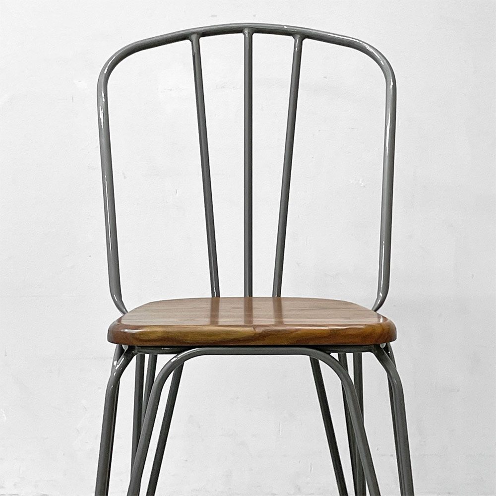 ガルト GART 1290 CHAIR ダイニングチェア エルム古材×アイアン インダストリアルデザイン 工業系 A ●