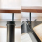 グリニッチ greeniche カフェテーブル Cafe Table 800×600×610 ウォールナット無垢材 Xレッグ ★