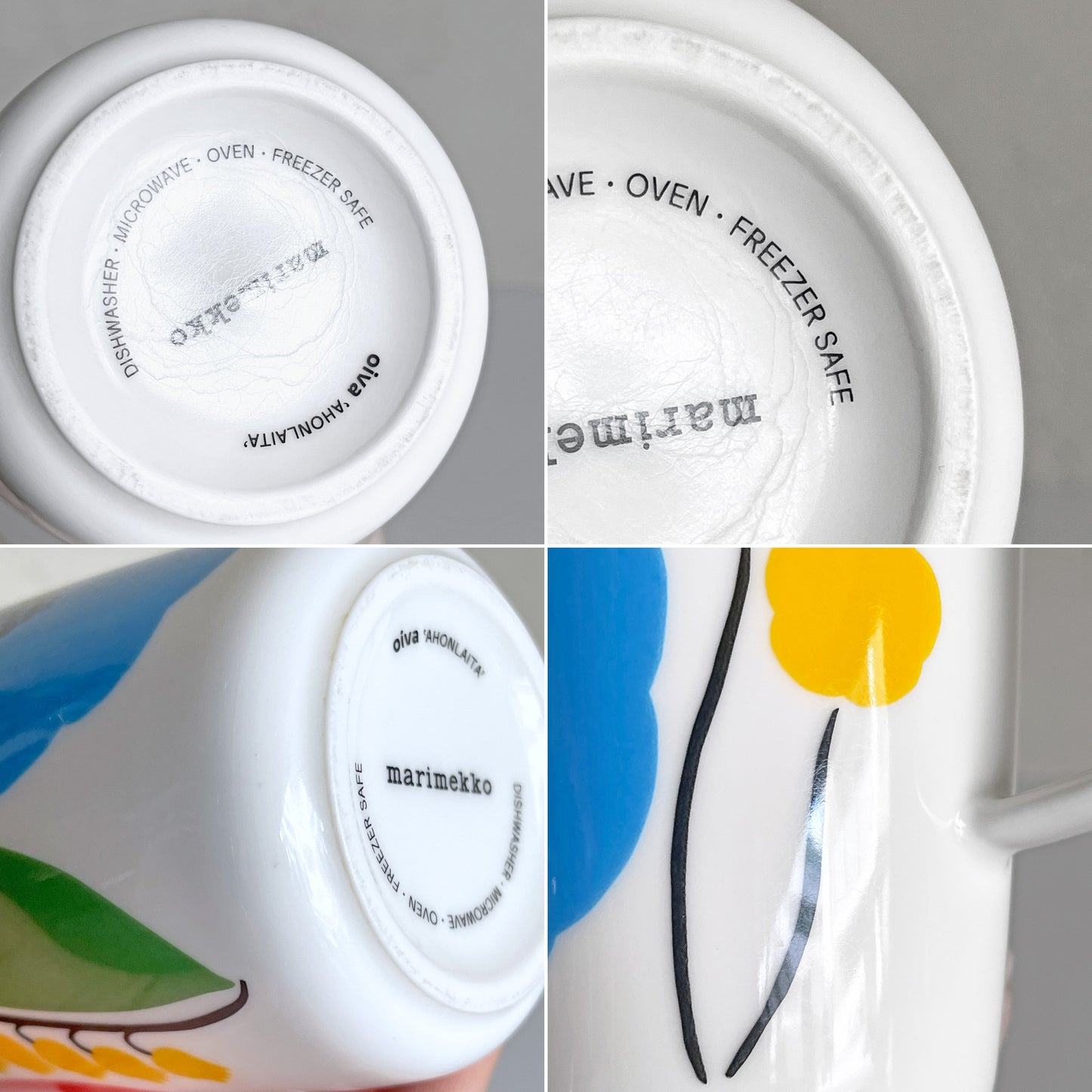 マリメッコ Marimekko アホンライタ Ahonlaita マグカップ マイヤ・ロウエカリ Maija Louekari 北欧食器 廃番 ■