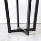 カッシーナイクスシー CASSINA ixc. ラーゴ LAGO ダークグレーガラス サイドーテーブル Ø48cm ミニマルモダン イタリア 定価￥176,000- ●