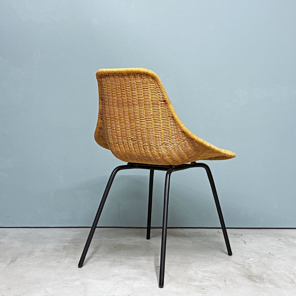 イデー IDEE バーバス チェア BARBAS CHAIR リビングチェア ダイニングチェア ラタン×アイアン アジアン リゾートスタイル ◎