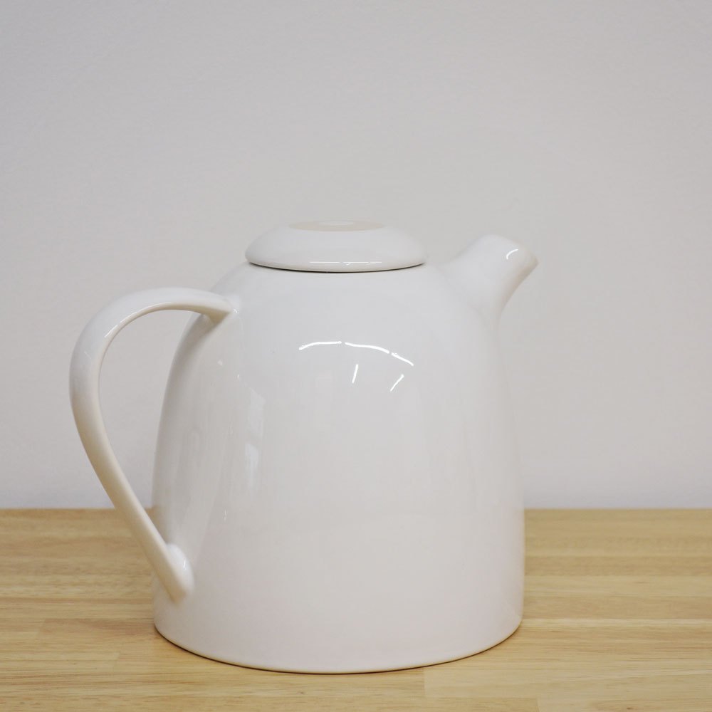 スウェーデン製 Made in Sweden 陶製コーヒーポット 白磁 ◎