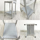 ネイビーバースツール Navy BarStool カウンターチェア リプロダクト アルミニウム インダストリアル デザイン 脚部カット品 H94cm A ●