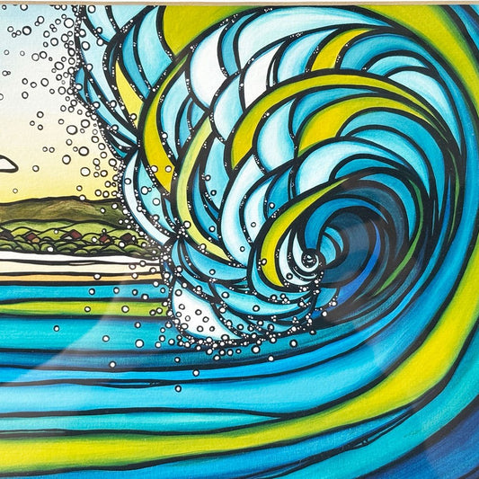 Heather Brown Art.com ヘザー・ブラウン Heather Brown アウターリーフ Outer Reef アートプリント 額装品 ハワイアンアート ◇