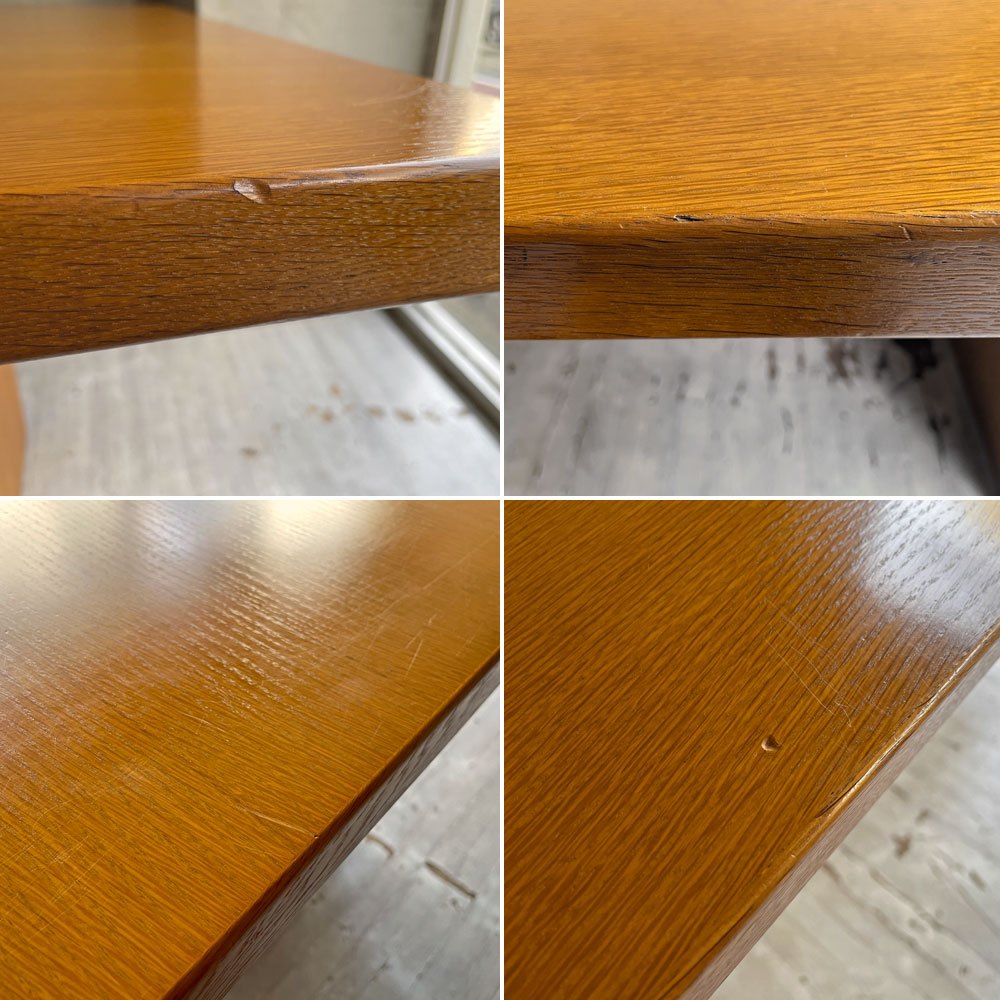 アルフレックス arflex ボンテ BONTE ダイニングテーブル オーク材 チニ・ボエリ Cini Boeri w180cm イタリアモダンデザイン