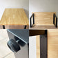 かなでもの KANADEMONO ザ・テーブル THE TABLE デスク W140xD80cm ラバーウッド トラペゾイド脚 ◇