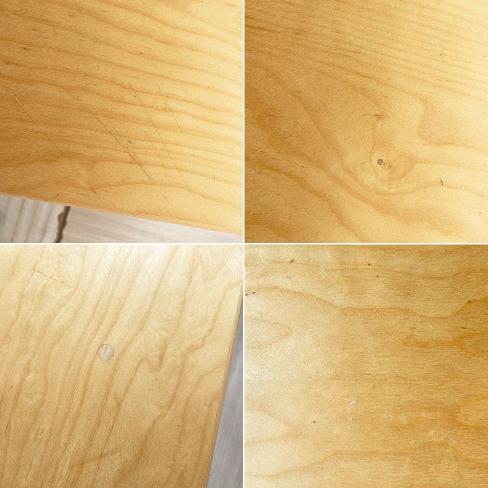 アルテック artek TABLE 82B ダイニングテーブル バーチ材 ラッカー W135×D85 アルヴァ・アアルト 北欧 デンマーク 定価￥261,800- ★