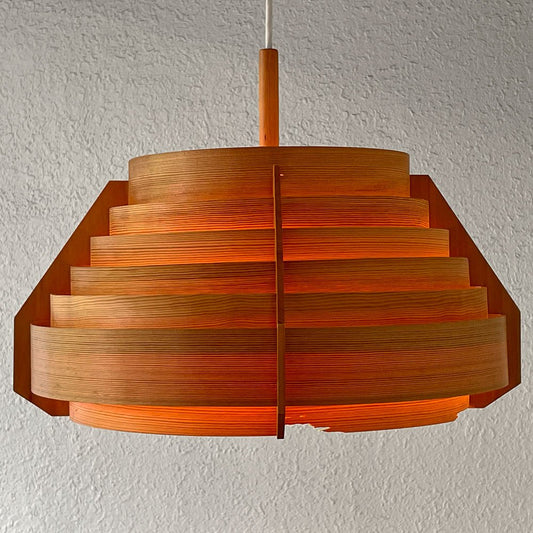 ヤマギワ YAMAGIWA ヤコブソンランプ JAKOBSSON LAMP P2421 ペンダントライト 3灯 ハンス・アウネ・ヤコブソン パイン材 北欧照明 スウェーデン ◇