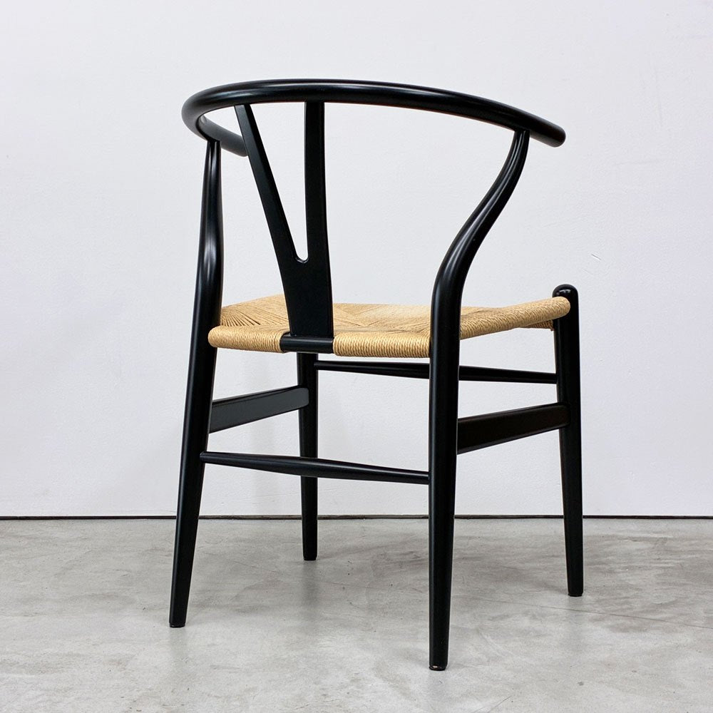 カールハンセン＆サン Carl Hansen & Son CH24 Yチェア ブラックラッカー ビーチ材 ペーパーコード ハンス・J・ウェグナー デンマーク 北欧家具 ◎