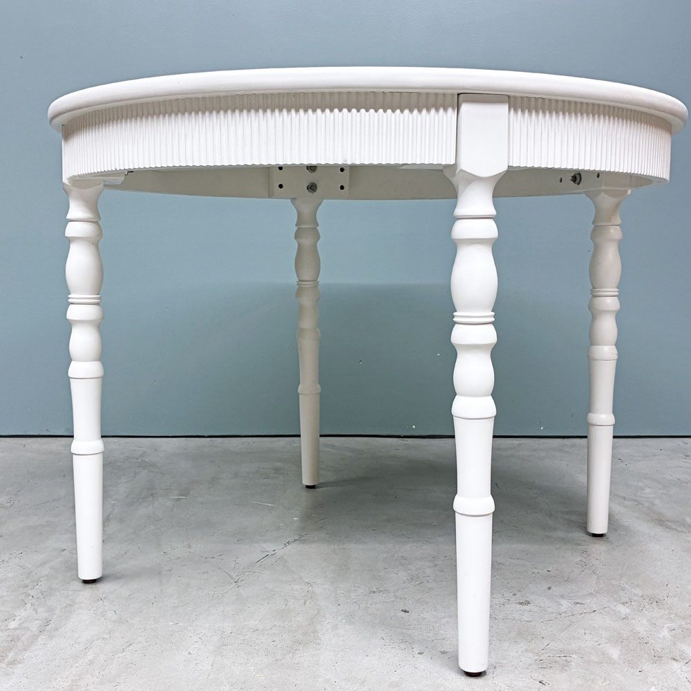 サラグレース Sarah Grace ブランナチュール Blanc Nature ダイニングテーブル No.2 ラウンド 100cm シャビーシック フレンチカントリー ◎