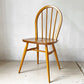 アーコール Ercol フープバックチェア ダイニングチェア スポークバック エルム材 UKビンテージ 英国家具 ★
