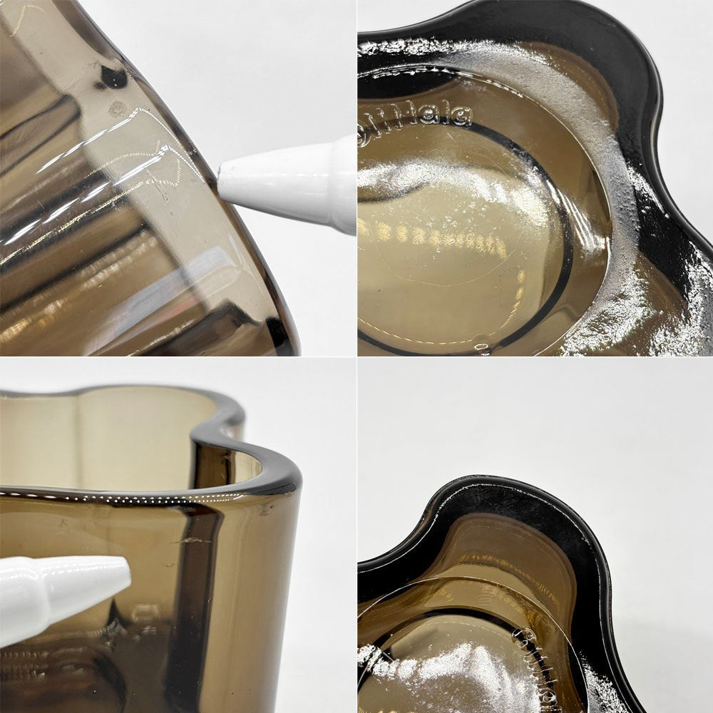 イッタラ iittala アルヴァ・アアルトコレクション Alvar Aalto キャンドルホルダー サンド 55mm 北欧食器 廃番 ●
