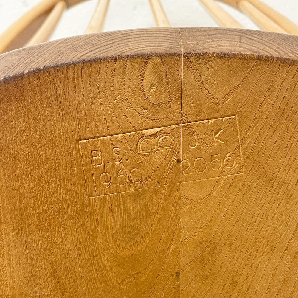 アーコール Ercol クエーカーチェア アームチェア UKビンテージ Vintage 英国家具 ●