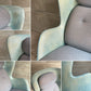 フリッツハンセン Fritz Hansen ロオチェア RO JH1 ラウンジチェア ファブリック Faded Denim Blue アルミベース ハイメ・アジョン 現行定価￥526,680以上 ♪