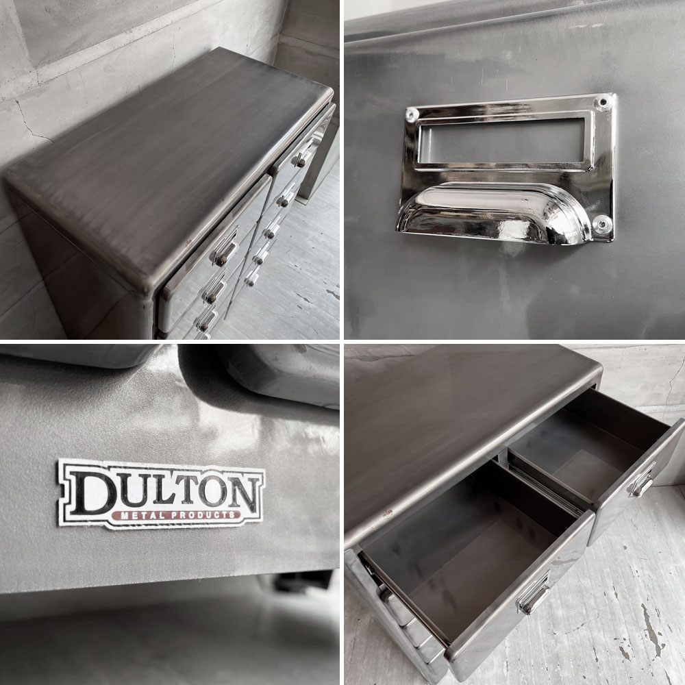 ダルトン DULTON 2カラム バイ 5ドロワーズ 2 COLUMNS BY 5 DRAWERS RAW スチール キャビネット チェスト インダストリアル 定価￥107,800- ♪