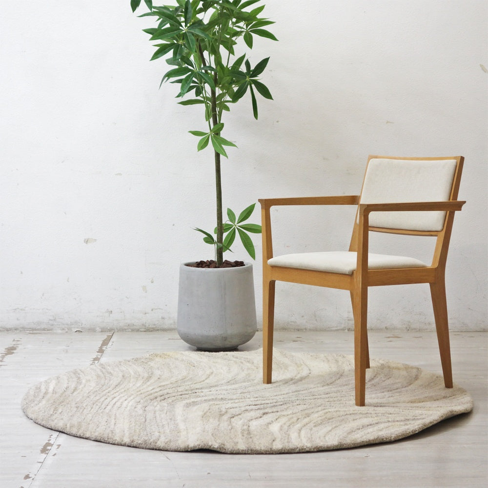 ボーコンセプト BoConcept ファロー Furrow ラグ Φ150cm ラウンド ウール100% モダンデザイン ●