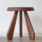 カッシーナ Cassina 523 メリベル スツール TABOURET MERIBEL アメリカンウォールナット シャルロット・ペリアン H38.5cm 定価217,800円 ◇