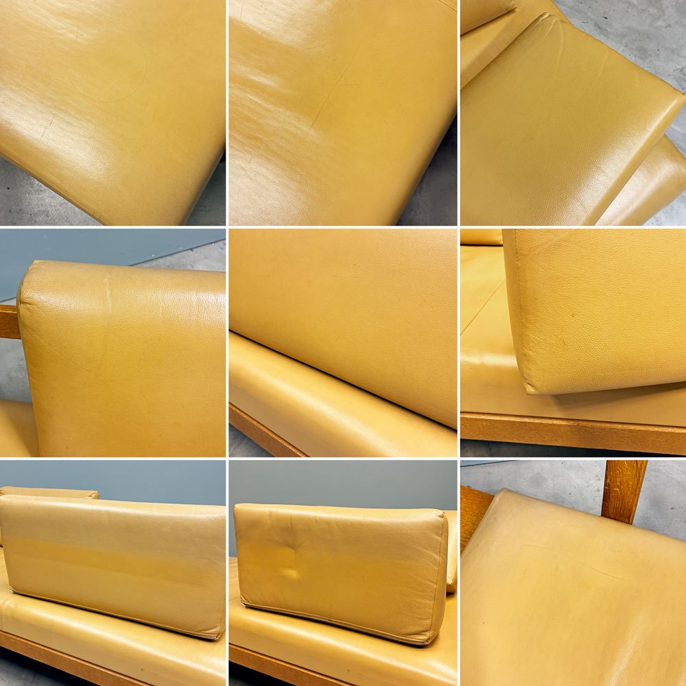 エコーネス EKORNES Svane デイベッド Ingmar Relling ノルウェー ビンテージ オーク材 本革 キャメル 北欧家具 ソファベッド ◎