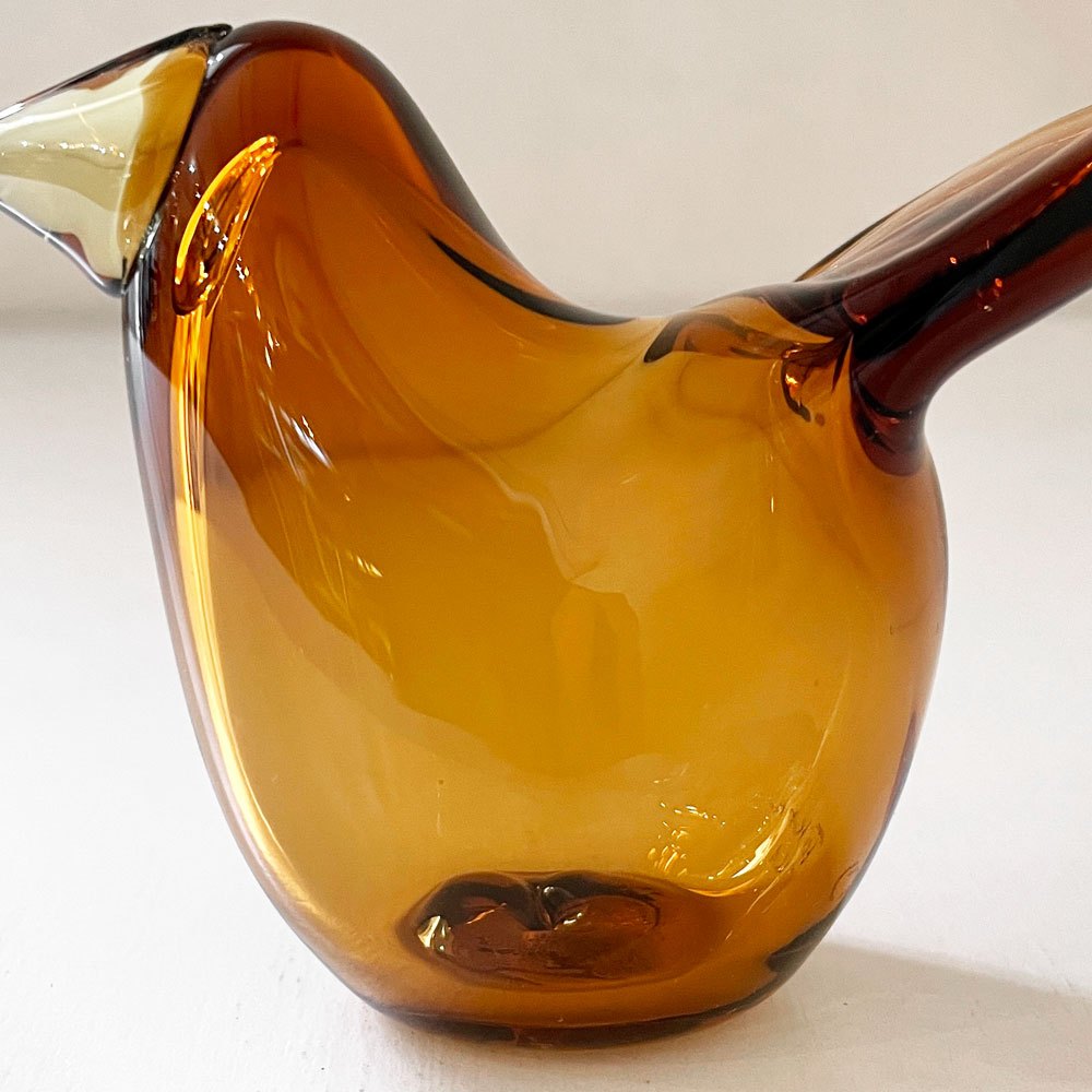 イッタラ iittala バーズバイトイッカ Birds by Toikka シエッポ Sieppo コッパー×レモン 箱付 オイバ・トイッカ イッタラバード 定価￥41,800- ◎