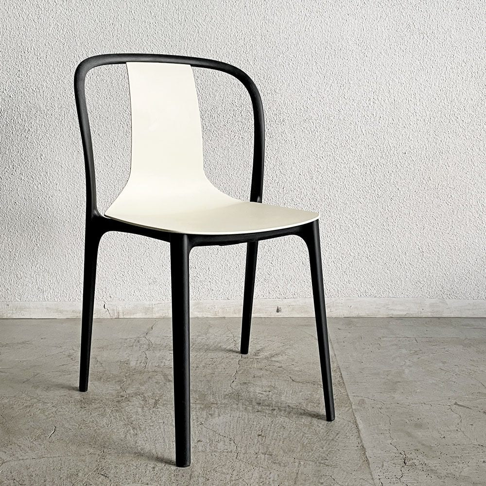 ヴィトラ Vitra ベルヴィルチェア Belleville Chair ダイニングチェア スタッキングチェア クリーム ロナン & エルワン・ブルレック A 〓