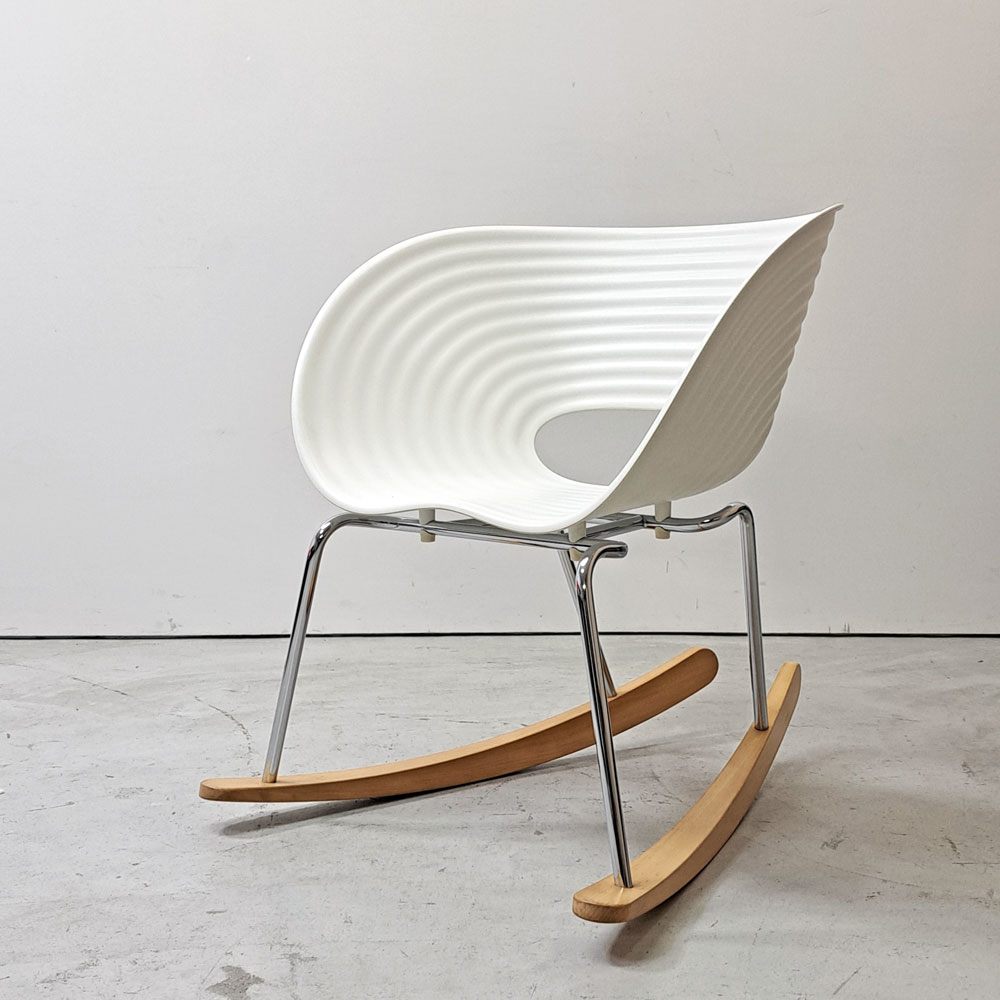 ヴィトラ vitra トムロック Tom Rock ロッキングチェア ポリプロピレン ビーチ材 ホワイト ロン・アラッド モダンデザイン ●