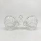 バカラ Baccarat ローザス ROSACES ソルト＆ペッパー 調味料入れ 小物入れ クリスタルガラス フランス 箱付 美品 ●