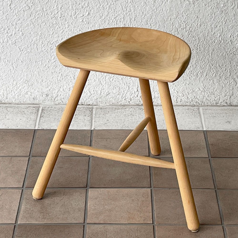 ワーナー Werner シューメーカーチェア Shoemaker Chair NO.49 スツール ビーチ材 ラーズ・ワーナー デンマーク 北欧家具 ◇