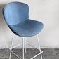 ノル Knoll Counter Height Stool カウンター ハイスツール ワイヤーチェア ホワイト ハリー・ベルトイア ミッドセンチュリー シートパッド付き ビンテージ ■