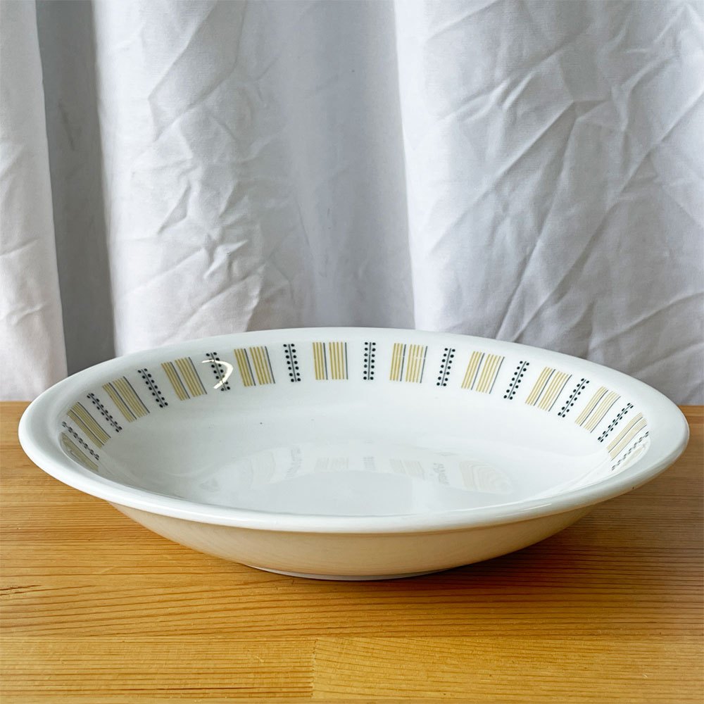 ロールストランド Rorstrand ディネア DINEA スープボウル イエロー 21cm ビンテージ スウェーデン 北欧食器 ◇