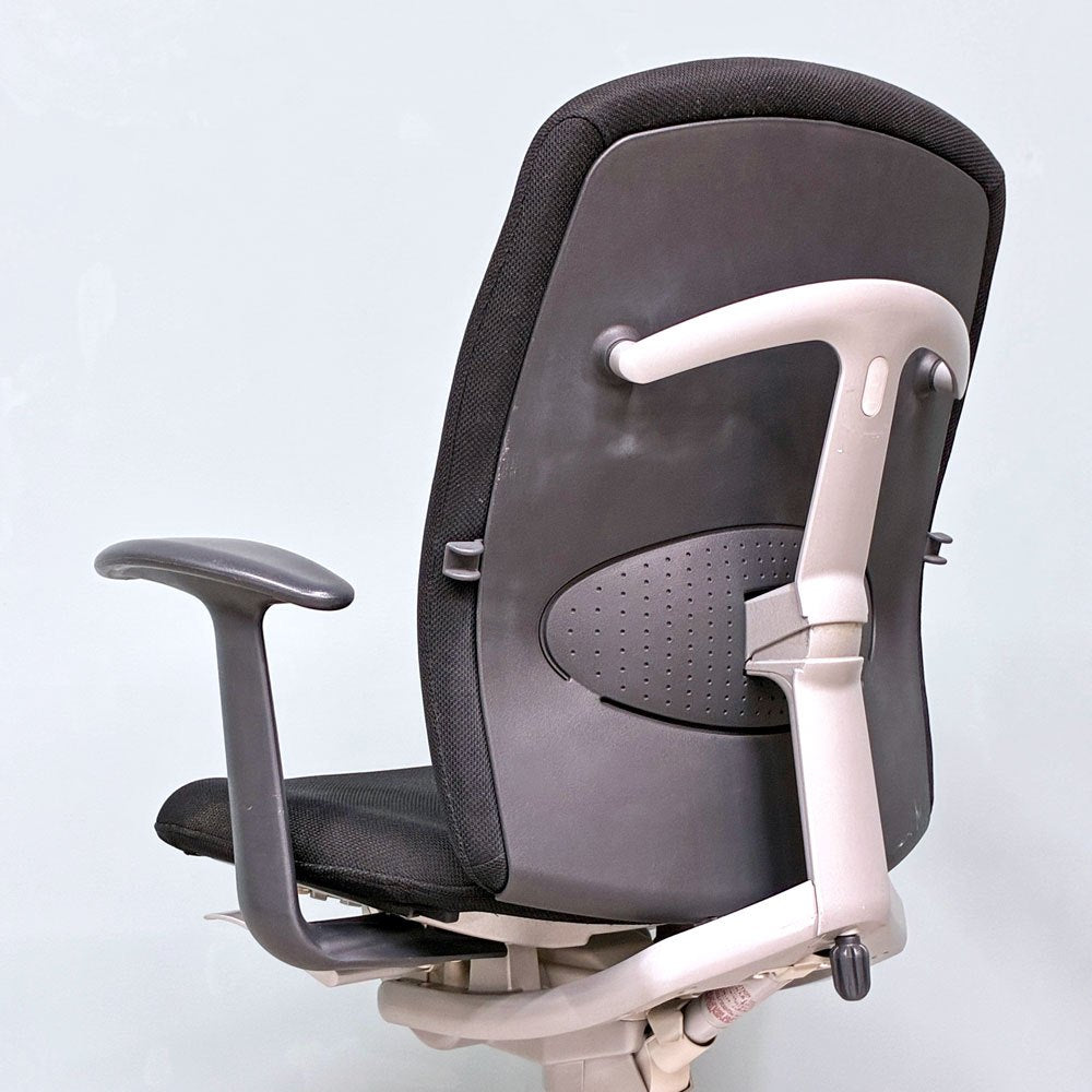 内田洋行 UCHIDA キャストチェア CAST CHAIR デスクチェア オフィスチェア ファブリック キャスター付 説明書付 ◎