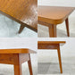パシフィックファニチャーサービス P.F.S. ローテーブル DH TEA TABLE Sサイズ ナラ材 ダークブラウン 定価52,800円 美品 〓